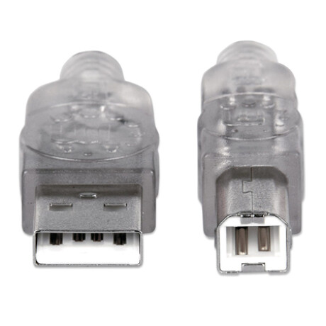 Cable USB 2.0 A/B 4,5 mts Manhattan 3723