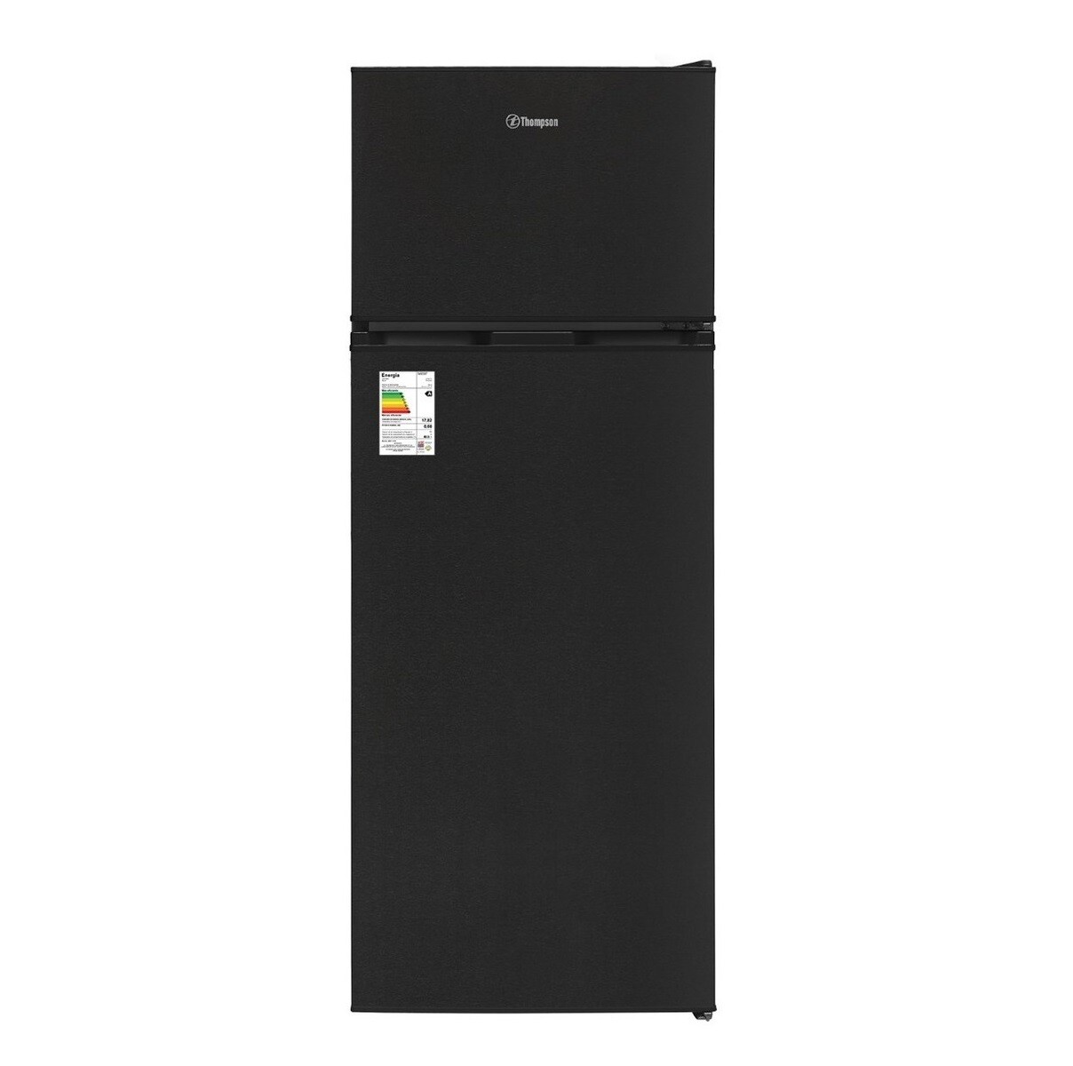 Heladera Con Freezer Thompson Rth-210 Color Black Silver Con Capacidad De 204l 220v 