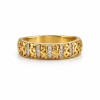 Anillo Calado - Zig Zag - Oro bajo-Con Zirconias-AN8568 sinpiedra