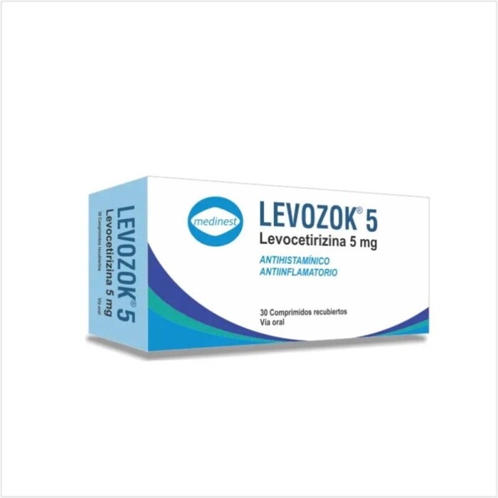 LEVOZOK 5 MG X 30 COMPRIMIDOS única