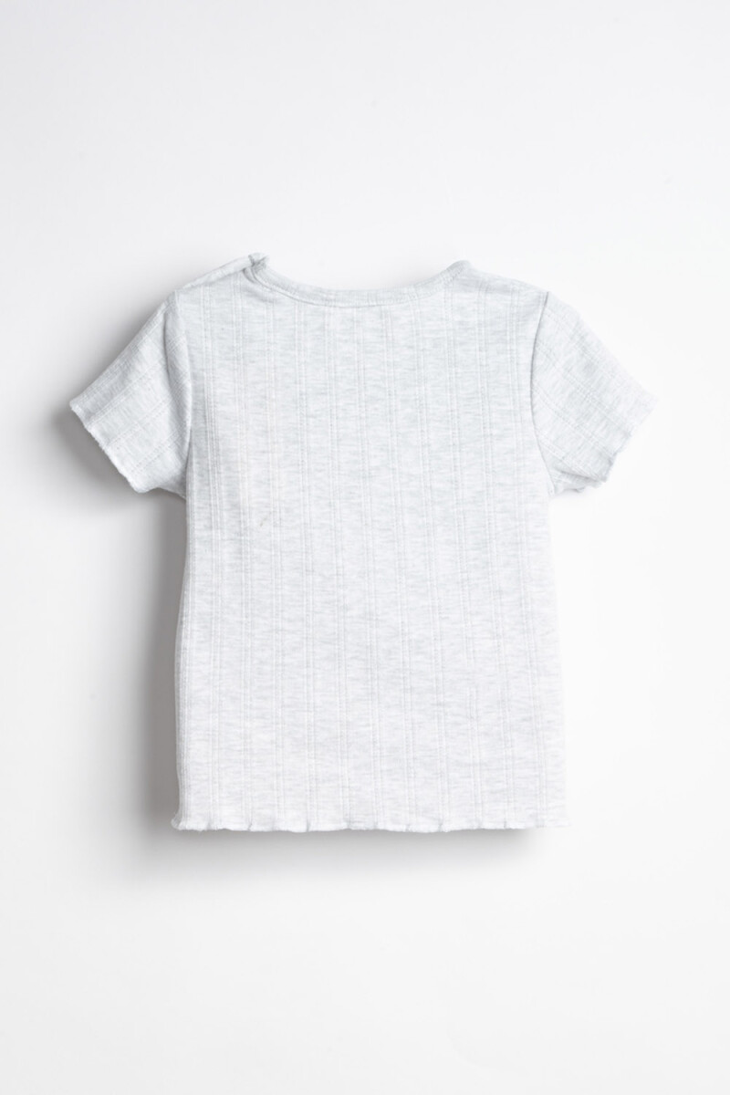 Remera fantasía Gris Melange