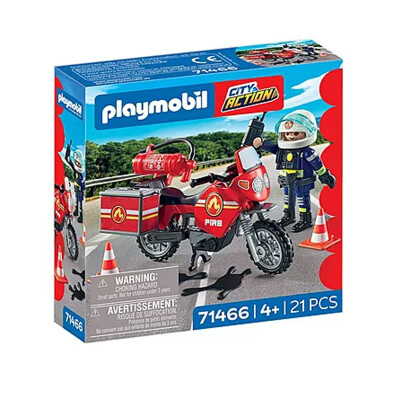 Moto de bomberos Playmobil Moto de bomberos Playmobil