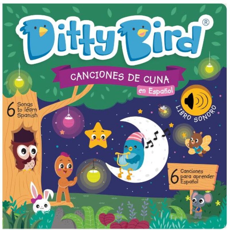 Libro Musical infantil Canciones de Cuna en español