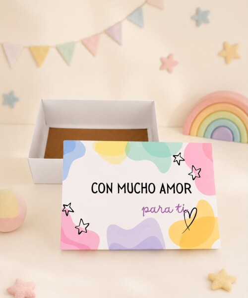 Caja Rectangular Impresa 20x30x9 cm - Día del Niño Caja Rectangular Impresa 20x30x9 cm - Día del Niño