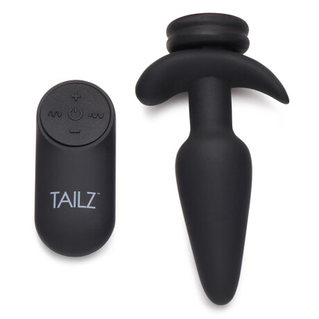 Plug Anal Silicona Vibrador 10X TAILZ Intercambiable Plug Anal Silicona Vibrador 10X TAILZ Intercambiable