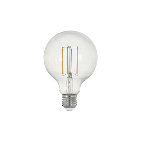 Lámpara LED globo transp. G95 E27 8W cálida 1055Lm EG5312