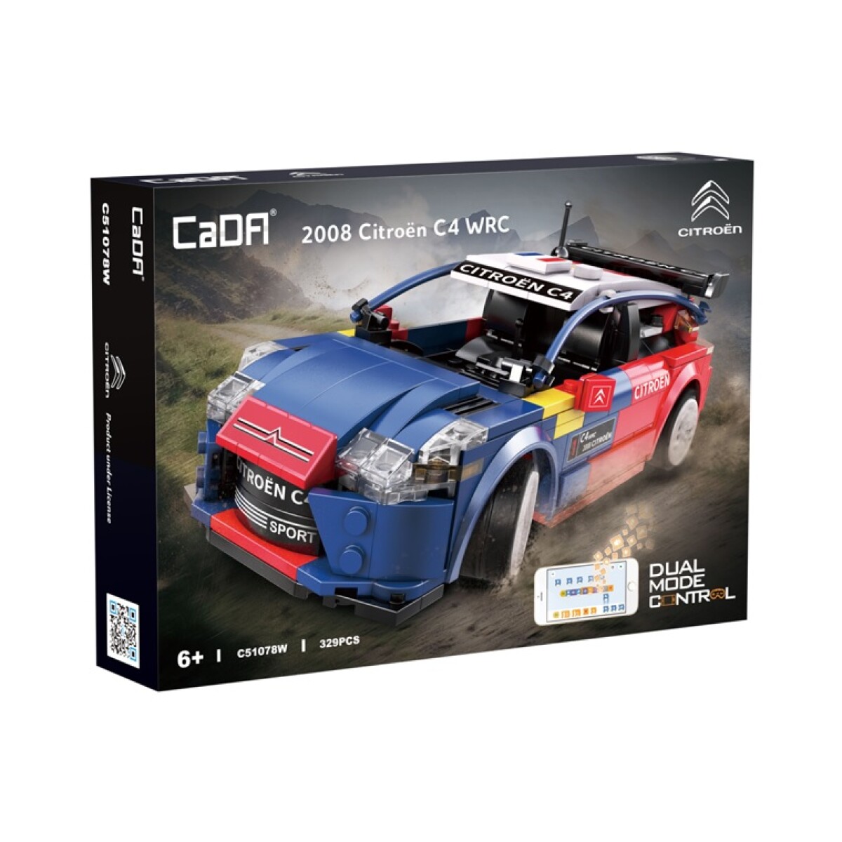 Citroën C4 WRC 2008 Coche de carreras C51078W R/C 