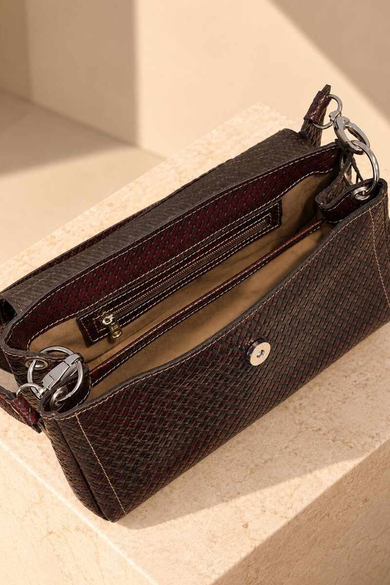 Cartera Bea Bordeaux bitono