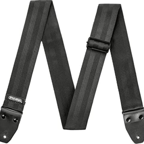 Correa JIM DUNLOP DELUXE SEATBELT STRAP - BLACK Correa JIM DUNLOP DELUXE SEATBELT STRAP - BLACK