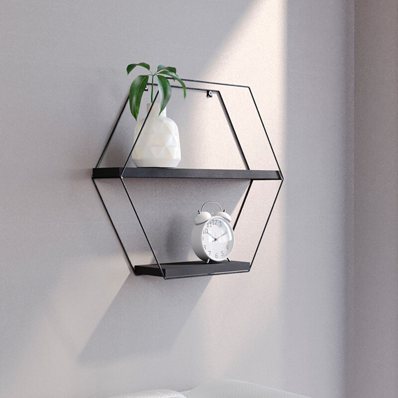Estante hexagonal NEGRO