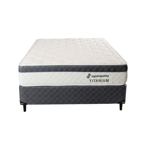 Sommier Superspuma Titanium 160X190 B+C+C Gris Sommier Superspuma Titanium 160X190 B+C+C Gris
