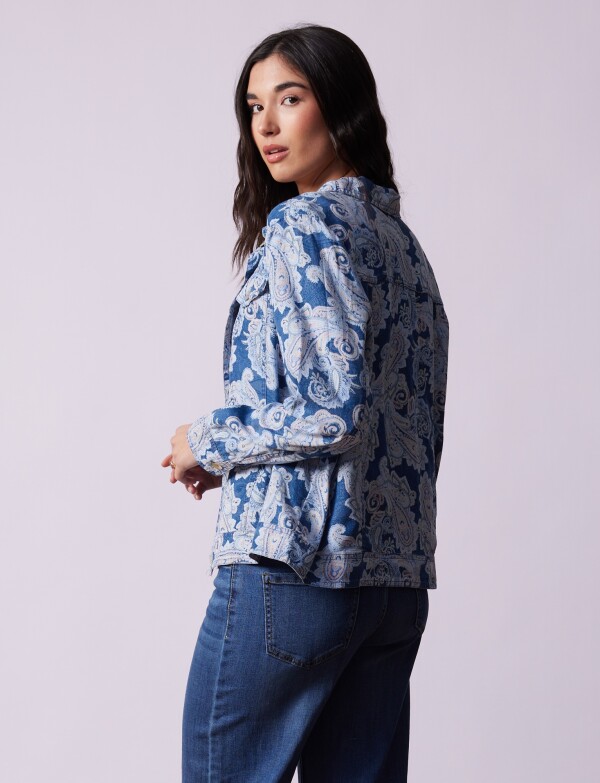 Camperita Tencel Arabescos AZUL/MULTI