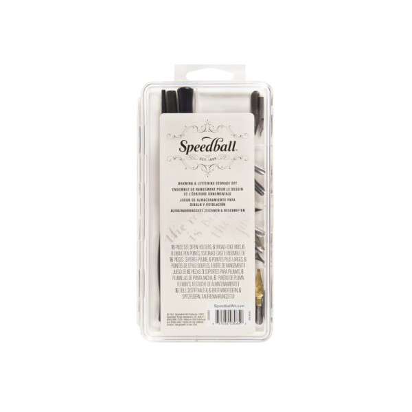 Set de almacenamiento para dibujo y lettering - Speedball Única
