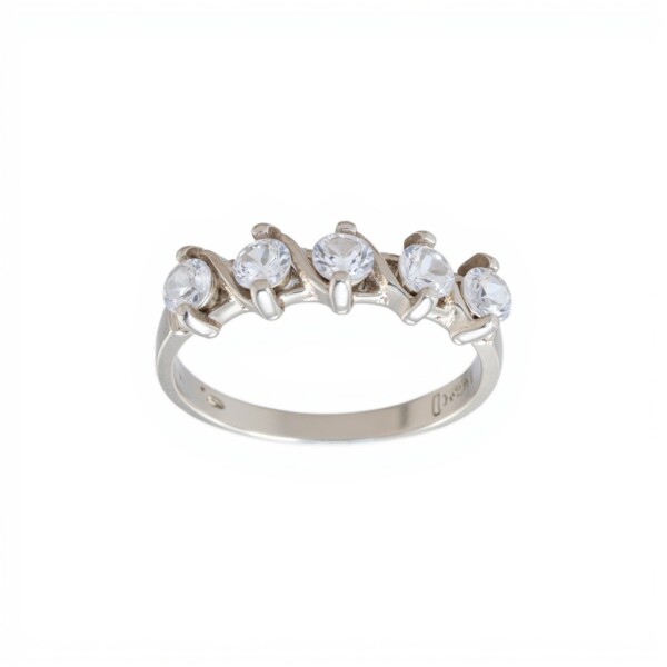 Anillo Sin Fin-Plata 925-Piedra Zirconia-AN3504 conpiedra