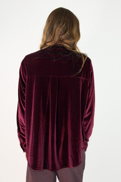 CAMISA NINA Bordo
