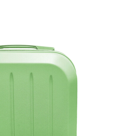 Set X3 Valijas Rígidas Viaje Livianas Carry + 14+ 24 Verde