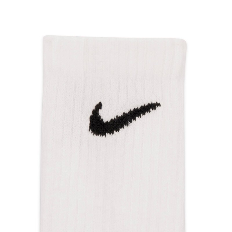 Medias Nike Everyday Media larga 3-Pack Unisex Blanco