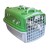 Transportadora Rígida Para Viaje Mascota Perro Gato 62x45x39 Variante Color Verde