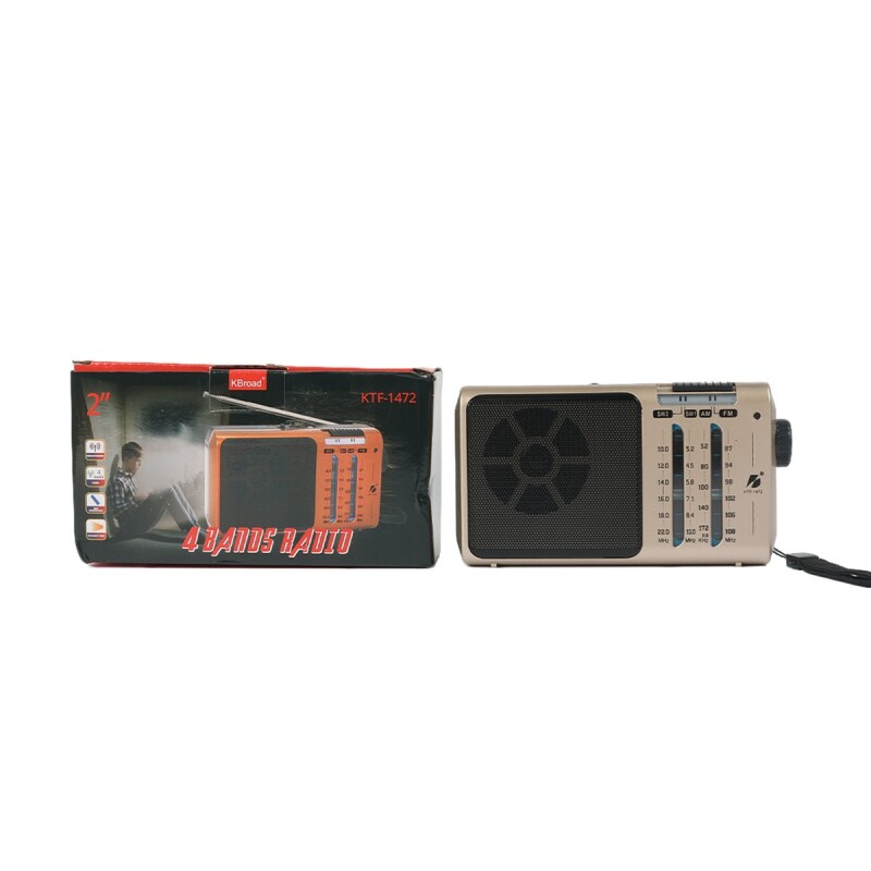 RADIO PORTÁTIL AM/FM KTF-1472 LINTERNA SD RADIO PORTÁTIL AM/FM KTF-1472 LINTERNA SD