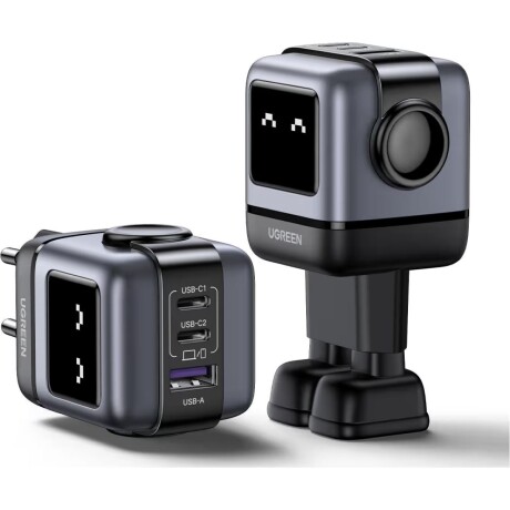 Ugreen Cargador Mini Robot 2USB/USB-C 65W 001