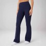 Pantalón Pureluxe High-Waisted Tlc Kick Flare Mujer Deep Navy