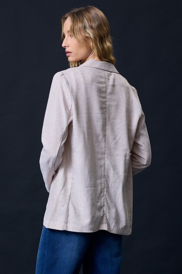 Blazer Lino BEIGE