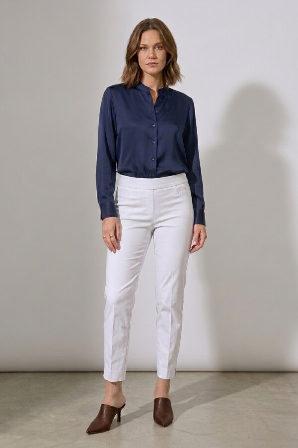 Pantalon Recto Modelador BLANCO