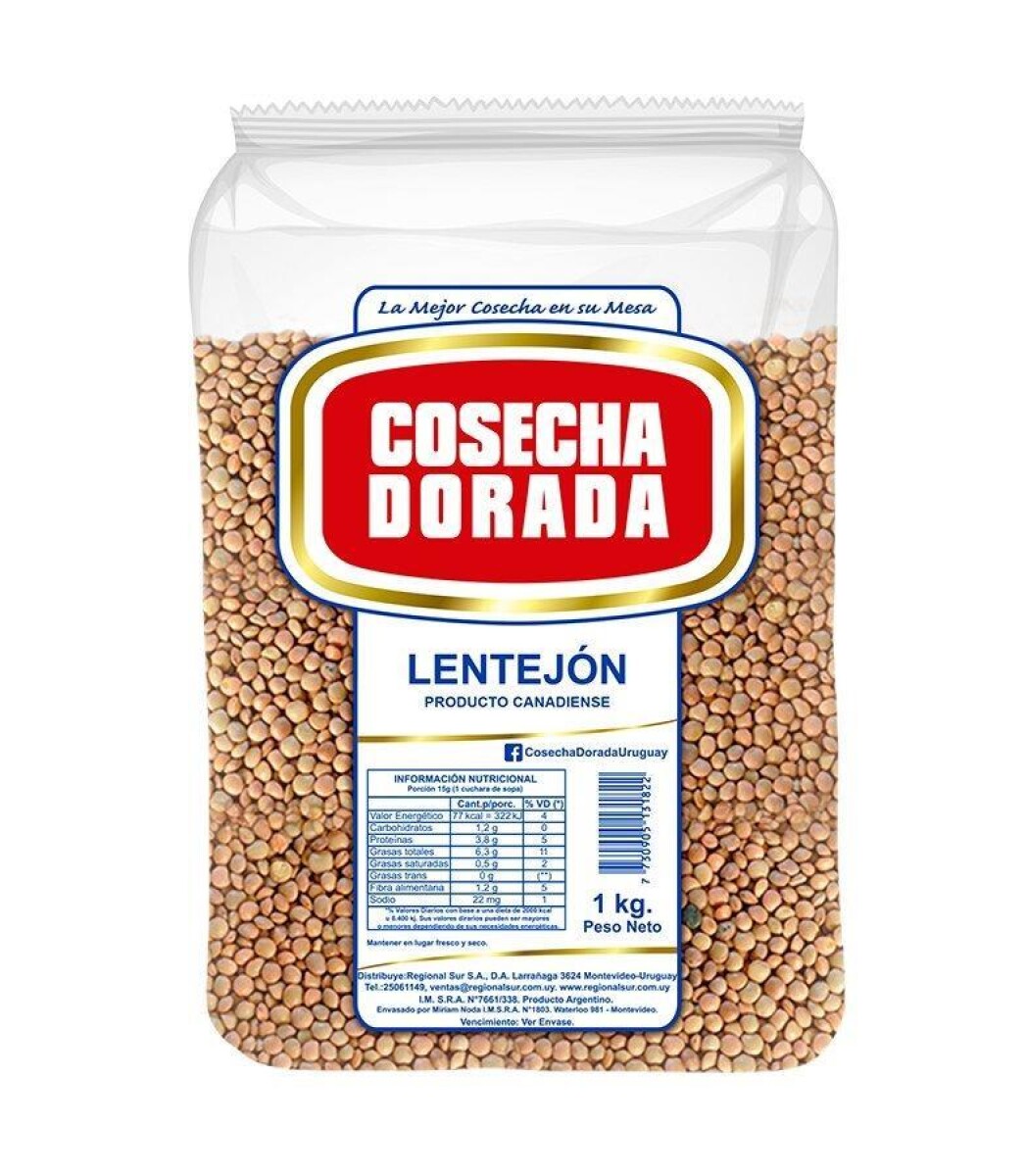 LENTEJON COSECHA DORADA 1K 