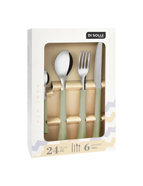 SET 24PZAS AC.INOX. MANGO ROMERO INOVA DI SOLLE SET 24PZAS AC.INOX. MANGO ROMERO INOVA DI SOLLE