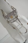 Brassy Bag Blanco Reptil