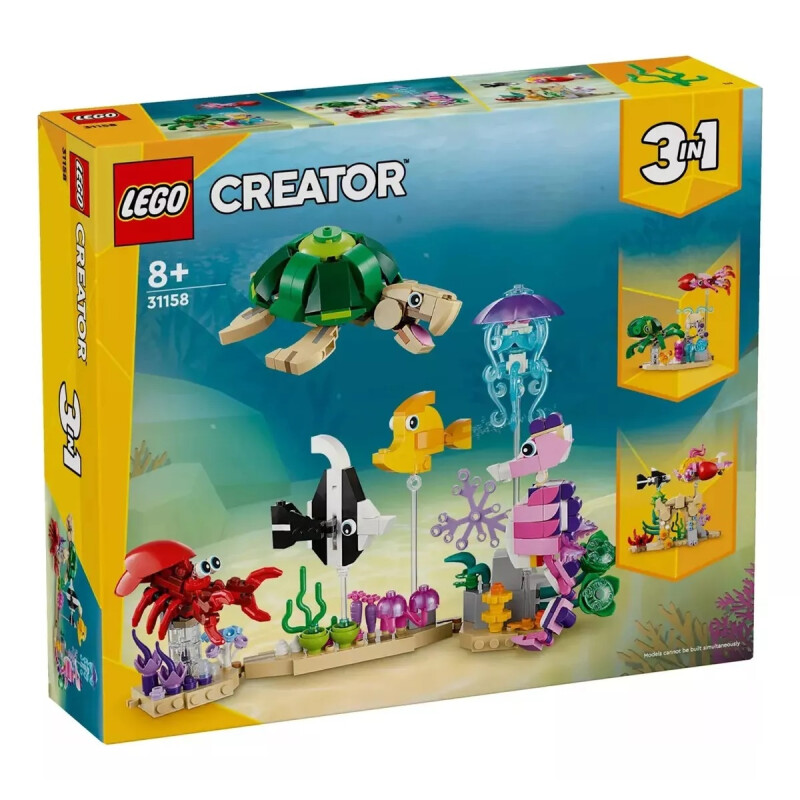 Lego Creator 3 en 1 Sea Animals 31158 Número de piezas 421 Lego Creator 3 en 1 Sea Animals 31158 Número de piezas 421