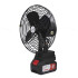Ventilador Goldtech Portátil Recargable Inalámbrico X2 Bat Color Negro