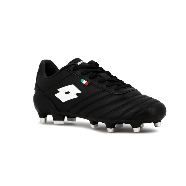 Lotto Futbol Cancha Cuero pro intercambiable Hombre con repuestos y llave black/white Negro-Blanco