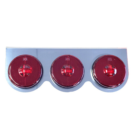 FAROL - CONJUNTO 3 MARIAS ROJO 65MM H3 COMPONENTES FAROL - CONJUNTO 3 MARIAS ROJO 65MM H3 COMPONENTES