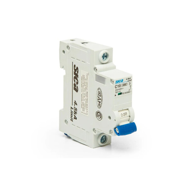 Llave térmica din sicalimit 1P 10A 4,5kA SK2110N