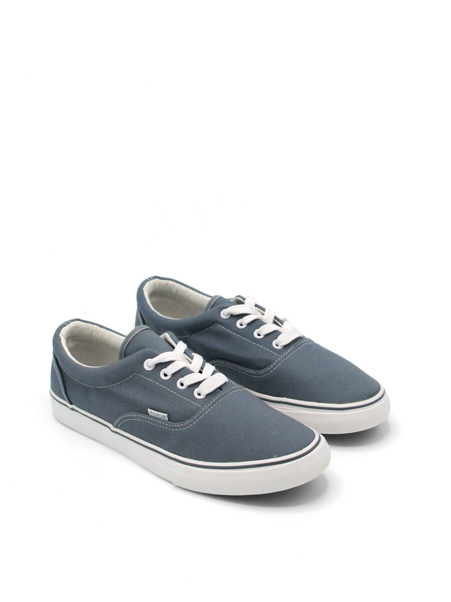 Calzado de Lona con Cordón - Indigo 