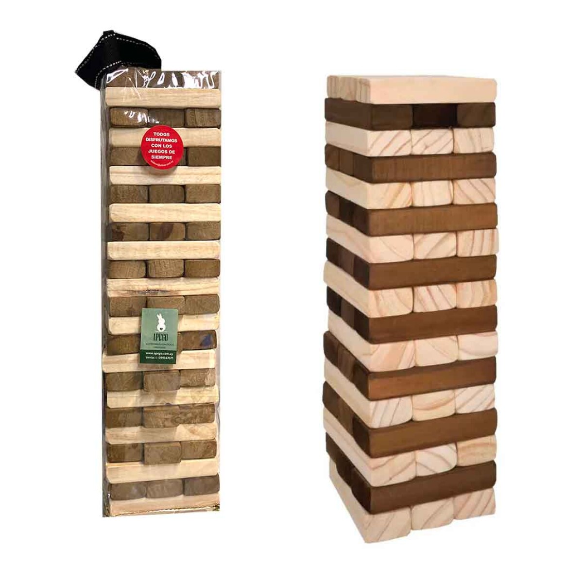 Jenga Apego en madera Supermega 48cm de alto con estuche - 001 