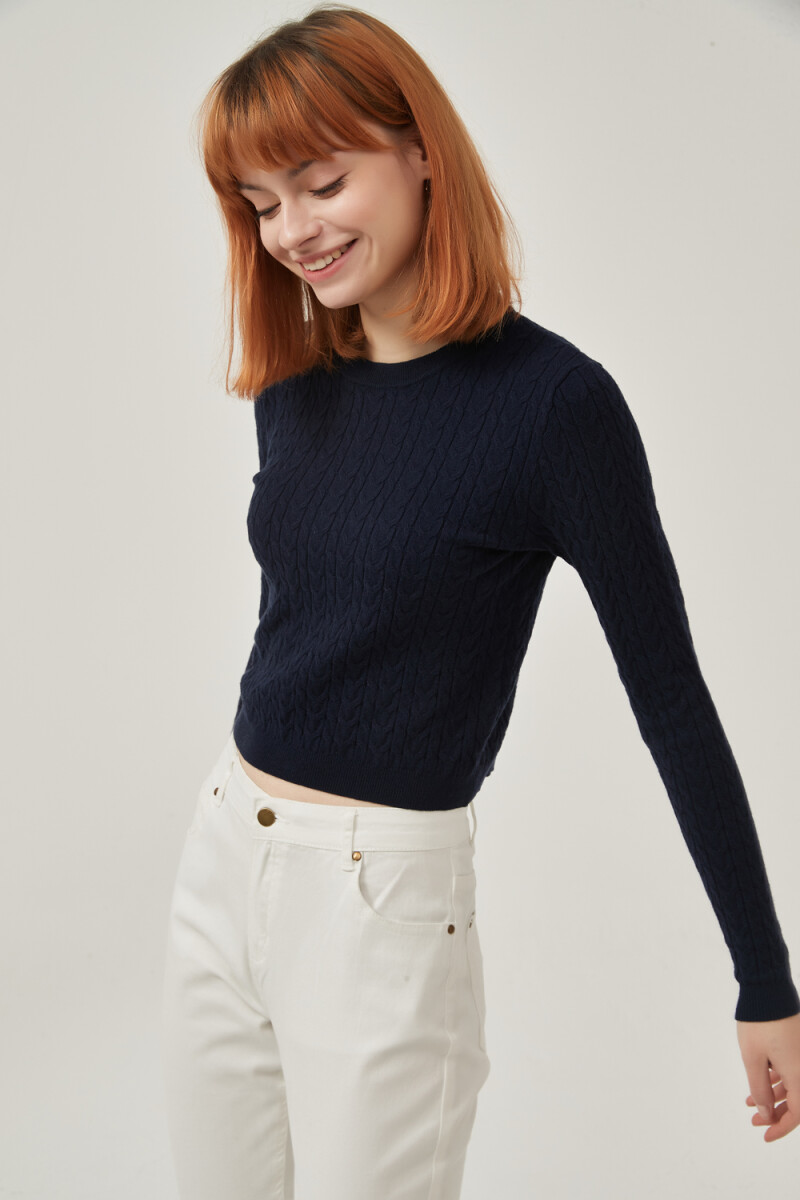 Sweater Barbi - Azul Marino 