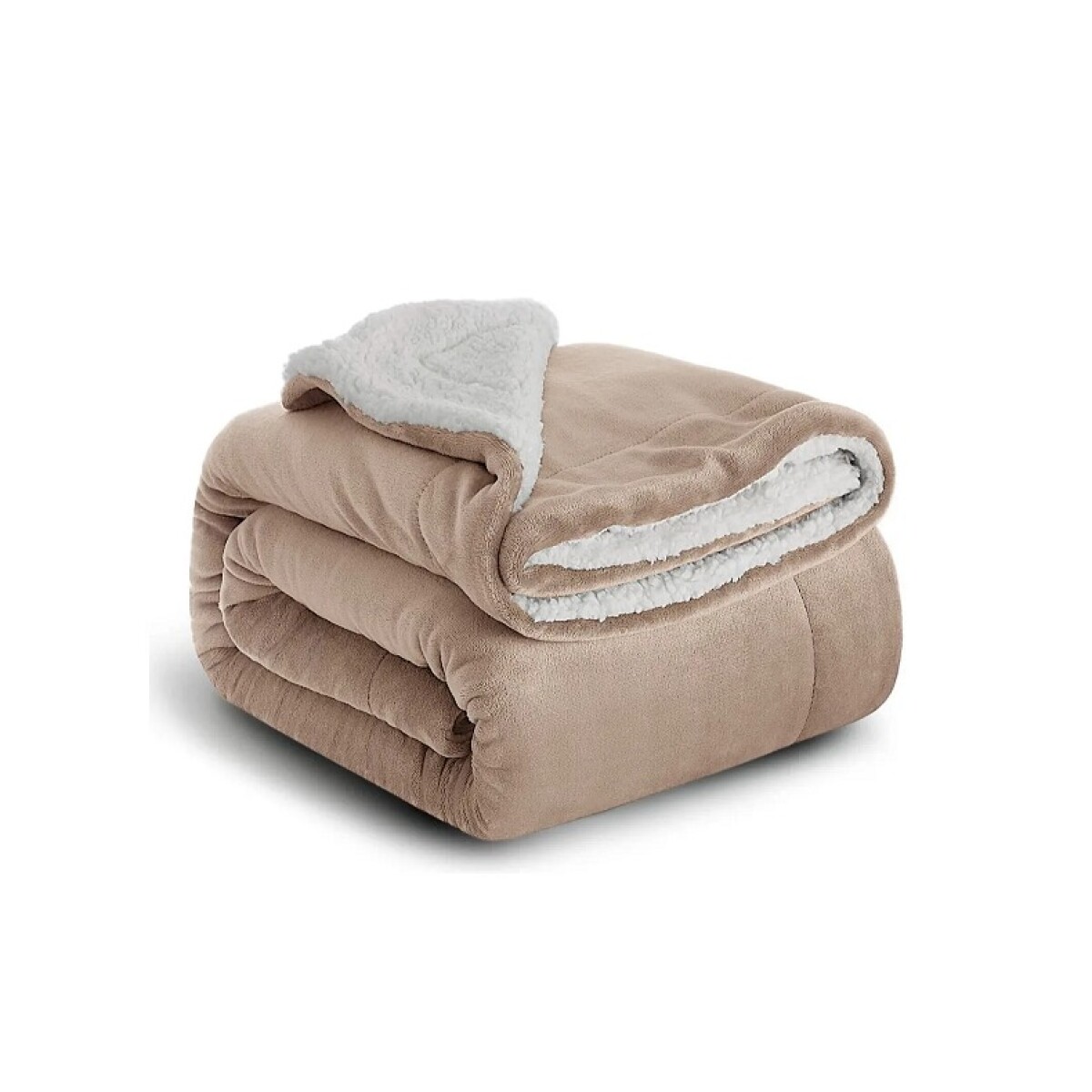 MANTA CORDERITO POLYESTER COLOR BEIGE 200X230 NOVA28 - BEIGE 