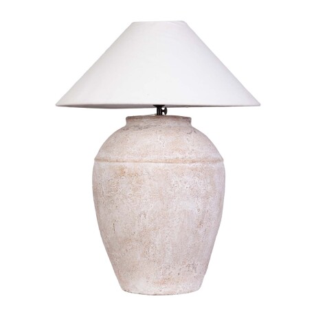 LÁMPARA DE MESA VASE I CERAMICA NATURAL-BEIGE BEIGE
