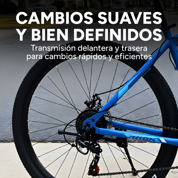 Bicicleta Jook Montaña Rod 29 Freno Disco 21 Velocid Shimano Azul 1