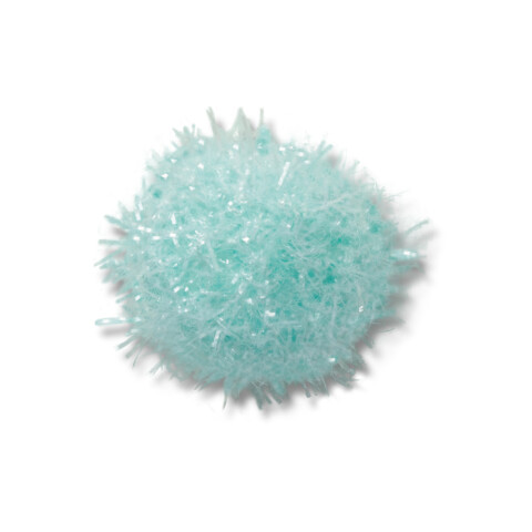 Jibbitz Blue Tinsel Pom Multicolor