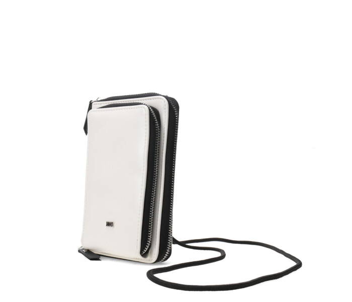 Monedero Miss Carol Dema Con Funcion De Cartera Blanco