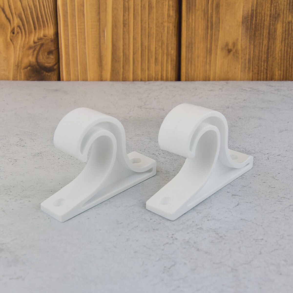 Soporte de techo simple 28mm x 19mm - BLANCO 