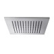 ROSETA CUADRADA 20CM SLIM CROMO BRILLO PARA BAÑO CROMO