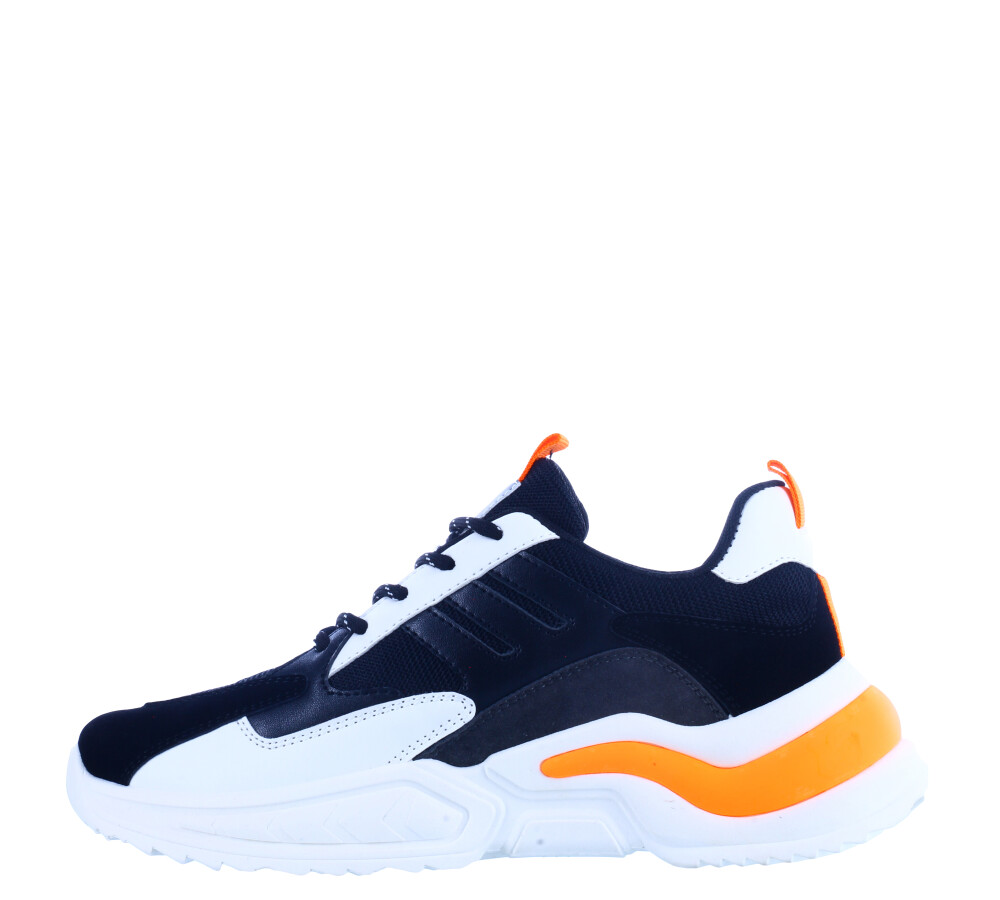 Deportivo JULES con detalle en la suela Black/Orange