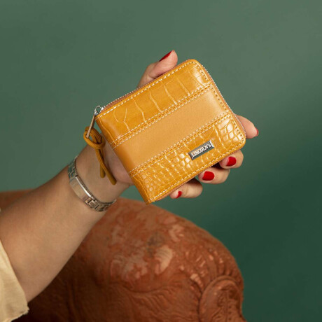 Billetera Candela Croco Suela
