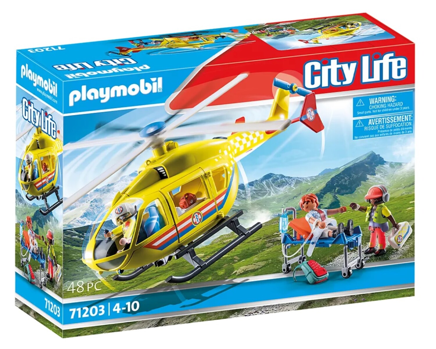 Set Playmobil Helicóptero de Rescate - 001 