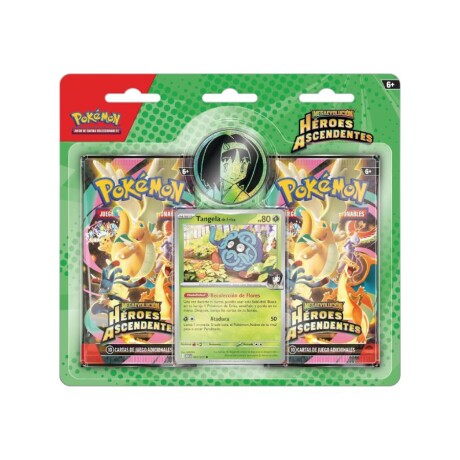 Pokémon 2-Pack Blister Heroes Ascendentes - Erika Pokémon 2-Pack Blister Heroes Ascendentes - Erika