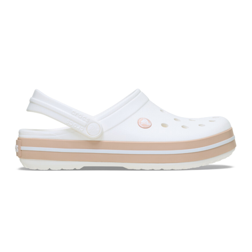 Crocs Crocband Clog - Unisex White/pink Caramel
